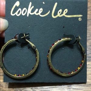 Cookie Lee USC Hoop Earrings